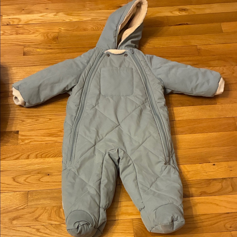 Cozy Blue Kids Snowsuit